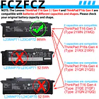 Batería de Repuesto L23M4P71 para Lenovo ThinkPad T16 Gen 3 21MN 21MQ / ThinkPad P16s - FCZFCZ 3