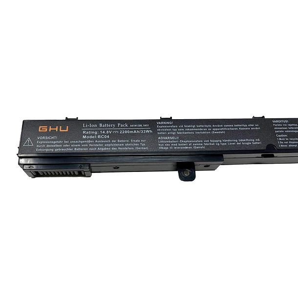 Batería de Repuesto LN06 para Asus X551 X551C X551CA X551M X551MA X451 X451CA X451M X451MA - GHU 3