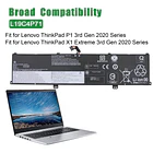 Batería de Repuesto L19C4P71 para Lenovo ThinkPad P1 X1 Extreme 3rd Gen 2020 Series Notebook - JIAZIJIA 4