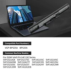 Batería de Repuesto SVF1521A2E para Sony VAIO Fit 14E 15E Series SVF1521A2E SVF15217SC SVF14215SC SVF15218SC - KingSener ETESBAY 3