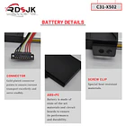 Batería de Repuesto C41N1531 para Asus X502 X502C X502CA S500 S500C S500CA S500CA-D51T S500CA-CJ005H P500CA - RDSJ 5