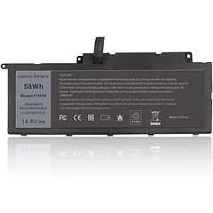 Batería de Repuesto F7HVR para Dell Inspiron 17 7737 7746 15 7537 5545 Series Ins15HD-2528 - BND