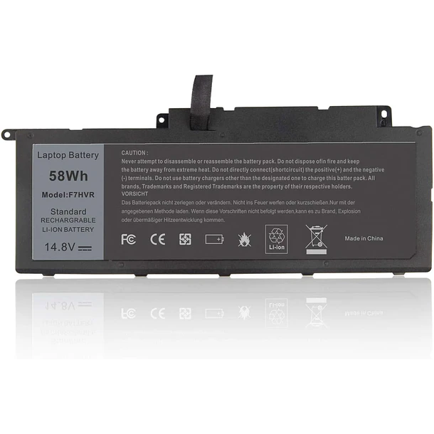Batería de Repuesto F7HVR para Dell Inspiron 17 7737 7746 15 7537 5545 Series Ins15HD-2528 - BND 1