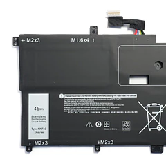 Batería de Repuesto 0NNF1C para Dell XPS 13 9365 2-in-1 2017 P71G P71G001 XPS 13-9365-D1605TS