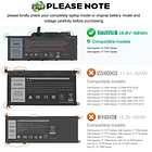 Batería de Repuesto F7HVR para Dell Inspiron 17 7737 7746 15 7537 5545 Series Ins15HD-2528 - BND 3