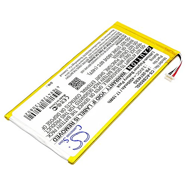 Batería de Repuesto CS-ACB850SL para Acer A6001 B1-850-K35X Iconia One 8 B1-850 PR-2874E9G (4500mAh) - BORNMIO 2