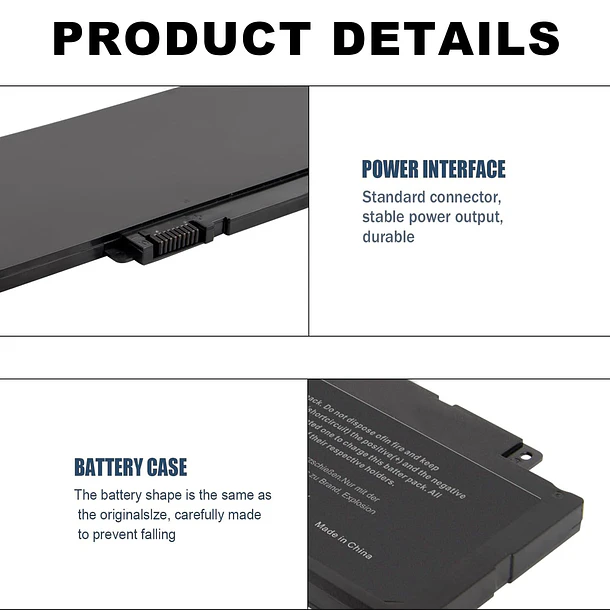 Batería de Repuesto F7HVR para Dell Inspiron 17 7737 7746 15 7537 5545 Series Ins15HD-2528 - BND 4