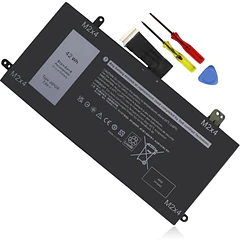 Batería de Repuesto J0PGR para Dell Latitude 12 5290 5285 2-in-1 T17G T17G001 T17G002 Series - Emanjor