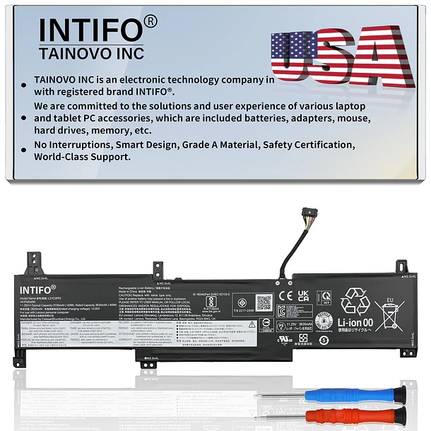 Batería de Repuesto L21C3PF0 para Lenovo IdeaPad 1-14IJL7 1-15IJL7 1-14IAU7 1-15IAU7 1-14ADA7 1-15ADA7 1-14ALC7 1-15ALC7 - INTIFO 1