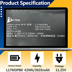 Batería de Repuesto JPFMR para Lenovo Chromebook 100E 500E 1st 2nd 300E 2nd Chromebook C340-11 - TAVZENL