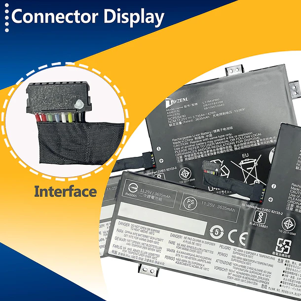 Batería de Repuesto JPFMR para Lenovo Chromebook 100E 500E 1st 2nd 300E 2nd Chromebook C340-11 - TAVZENL 3