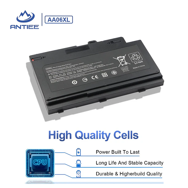 Batería de Repuesto AA06XL para HP ZBook 17 G4 G4-2ZC18ES G4-1RR26ES G4-Y6K23EA 4
