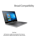Batería de Repuesto BK03XL para HP Pavilion X360 14-BA000 14M-BA000:14m-ba011dx 14m-ba013dx 14m-ba015dx 14m-ba114dx 14-ba253cl 14-ba125cl - HP 5