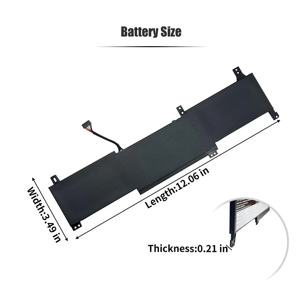 Batería de Repuesto L21C3PF0 para Lenovo IdeaPad 1-14IJL7 1-15IJL7 1-14IAU7 1-15IAU7 1-14ADA7 1-15ADA7 1-14ALC7 1-15ALC7 - INTIFO 6