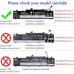 Batería de Repuesto L22X3PG4 para diversos equipos compatibles según modelo L22X3PG4 - EPYOBW