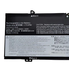 Batería de Repuesto L17C4PB0 para Flex 6-14ARR 14IKB IdeaPad 530S-14ARR 14IKB 15IKB Series 5B10Q16067 L17M4PB0 - Fully.