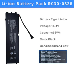 Batería de Repuesto RC30-0328 para Razer Blade 15 Base 2020/2021 RZ09-0328X RZ09-03289 RZ09-03287 RZ09-03286 RZ09-0369 - NBULBL