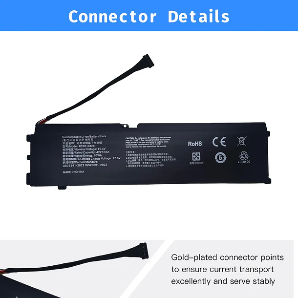 Batería de Repuesto RC30-0328 para Razer Blade 15 Base 2020/2021 RZ09-0328X RZ09-03289 RZ09-03287 RZ09-03286 RZ09-0369 - NBULBL 3