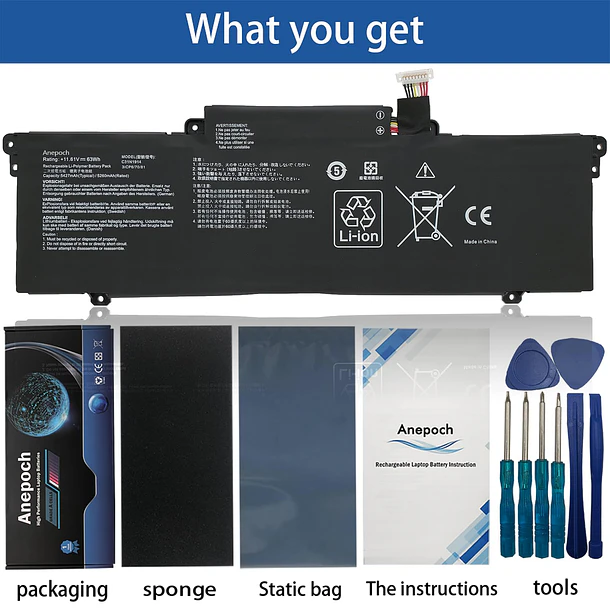 Batería de Repuesto C31N1914 para Asus ZenBook 13 UX425UG ZenBook 14 UX435EA UX435EA-A5007T UX435EAL UX435EG - Anepoch 3
