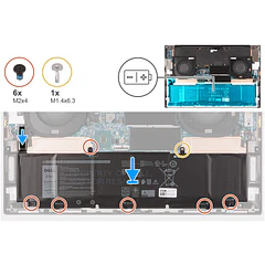 Batería de Repuesto XG4K6 para DELL XPS 17 9700 9710 9720 9730,Precision 5750 5760 5770 - DELL