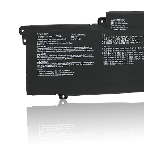 Batería de Repuesto C31N1914 para Asus ZenBook 13 UX425UG ZenBook 14 UX435EA UX435EA-A5007T UX435EAL UX435EG - Anepoch 4