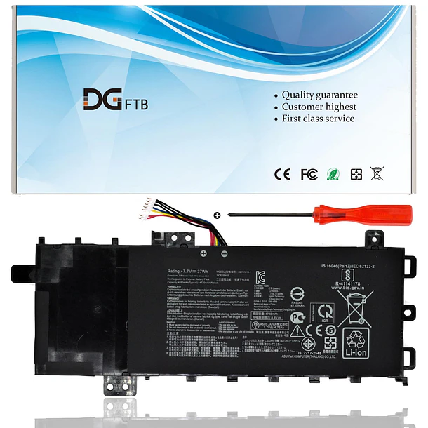 Batería de Repuesto 1MCXM para ASUS VivoBook 15 F512FA F512DA F512JA X512DA X512JA F512FB F512FJ 1