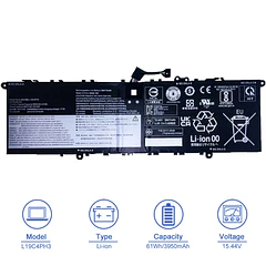 Batería de Repuesto L19M4PH3 para Lenovo Ideapad Yoga Slim 7 Pro-14ARH5 Pro-14IHU5 Pro-14ITLL 5 Series - JOTACT