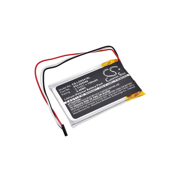 Batería de Repuesto CS-LOK041SL para Keys-to-Go ik1041 AHB222535PJT 533-000099 - Estry 1