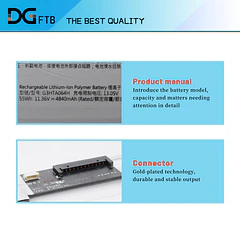 Batería de Repuesto DT9XG para Microsoft Surface Book 3 Battery Model 1909 13.5-Inch Notebook Series - DGFTB