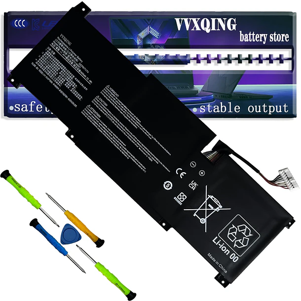 Batería de Repuesto BTY-M491 para MSI Modern 15 A10M A10M-028DE A10RAS A10RB A10RD A11M A11SB - VVXQING 1
