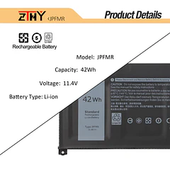 Batería de Repuesto HT03XL para diversos equipos compatibles según modelo HT03XL - ZTHY