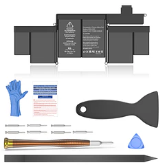 Batería de Repuesto A1582/A1493 para MacBook Pro Retina 13 Inch (Late 2013 Mid 2014 Early - JGTM