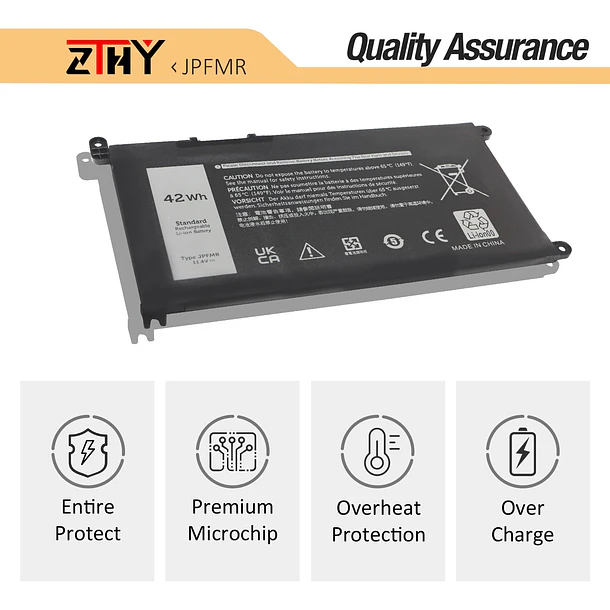 Batería de Repuesto HT03XL para diversos equipos compatibles según modelo HT03XL - ZTHY 4