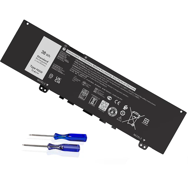 Batería de Repuesto F62G0 para Dell Inspiron 13 7000 7373 7386 7370 2 in 1 - pengguo 1