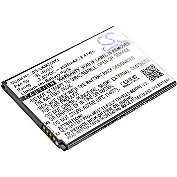 Batería de Repuesto CS-LKM250XL para K20 Plus 2017 LTE-A K121K K20 Plus 2017 K8V 2017 - Ejjinenbby