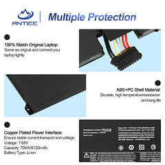 Batería de Repuesto L16M4P60 para Lenovo Yoga 920 13IKB/Flex Pro/6 Pro