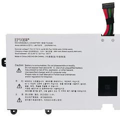 Batería de Repuesto LBV7227E para LG Gram 15 2020 15Z90N / Gram 16 2021 16ZD90P - EPYOBW