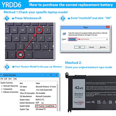 Batería de Repuesto YRDD6 para Dell inspiron 15 3583 3593 3582 3584 3501, inspiron 15 - HUAZHEN