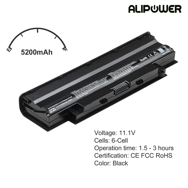 Batería de Repuesto 4010 para Compatible dell Inspiron 3520 15R N5010 N5110 N5030 N5040 N5050 - ALIPOWER 2