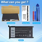 Batería de Repuesto YRDD6 para Dell inspiron 15 3583 3593 3582 3584 3501, inspiron 15 - HUAZHEN 6