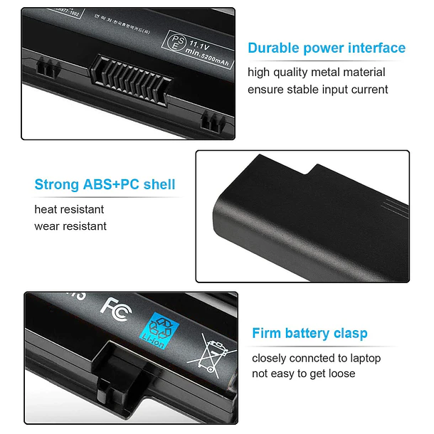Batería de Repuesto 4010 para Compatible dell Inspiron 3520 15R N5010 N5110 N5030 N5040 N5050 - ALIPOWER 5