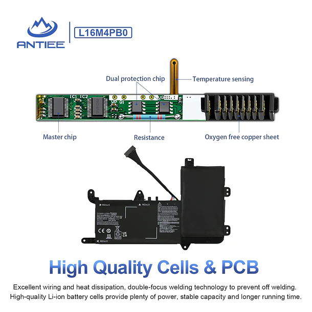 Batería de Repuesto L16M4PB0 para Lenovo Legion Y720-15IKB Series - ANTIEE 3
