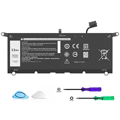 Batería de Repuesto DXGH8 para Dell XPS 13 9370 9380 I nspiron 13 7390 2-in-1 - COWOOGMZ