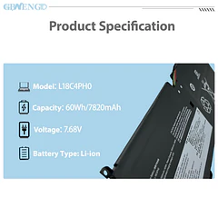 Batería de Repuesto L18C4PH0 para diversos equipos compatibles según modelo L18C4PH0 - GBNENGTD
