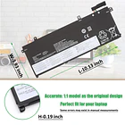 Batería de Repuesto L18M3P74 para Lenovo ThinkPad T490 T495 P43S T14 P14s 1st Gen Series - RHKRKQN 5