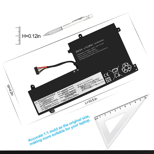 Batería de Repuesto XCMRD para Lenovo Legion Y530-15ICH Y540 Y545-PG0 Y740-15IRH Y740-15ICHG Legion Y7000 2019 - TOPKAIYUEN 5