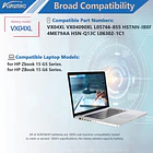Batería de Repuesto VX04XL para HP Zbook 15 G5 G6 2YW99AV 2YX00AV 2ZC40EA 2ZC41EA 3AX02AV - AURUNHO 5