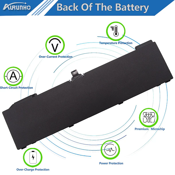 Batería de Repuesto VX04XL para HP Zbook 15 G5 G6 2YW99AV 2YX00AV 2ZC40EA 2ZC41EA 3AX02AV - AURUNHO 6