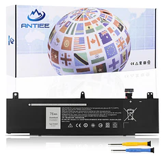 Batería de Repuesto TDW5P para Dell Alienware 13 R3 ALW13C D1738 - ANTIEE