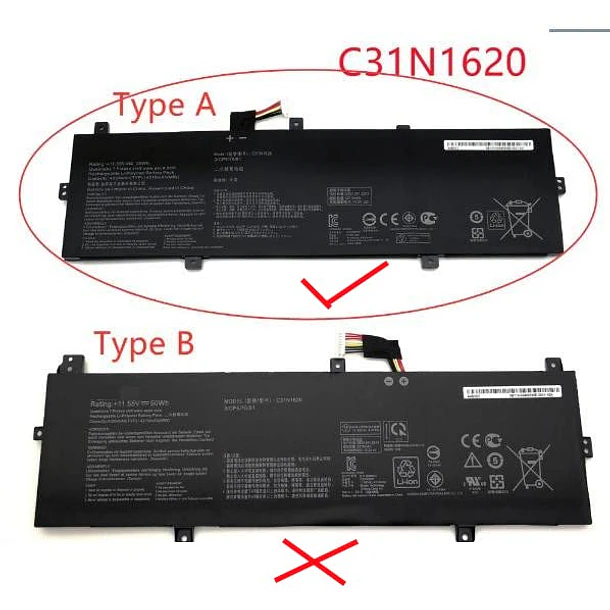 Batería de Repuesto C31N1620 para ASUS U4100U U4100UQ UX4300U UX4300UQ (Type A) - 7XINbox 3